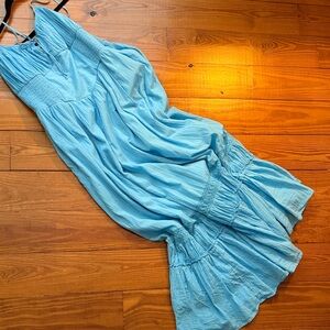 American Eagle Outfitters Light Blue Maxi Dress